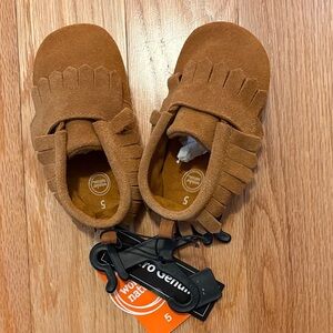 Wonder Nation Tan Kids Moccasins